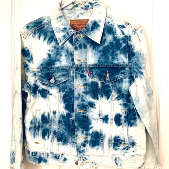 LEVI WOMAN JEAN EX-BOYFRIEND Trucker Jacket Size Small - Picture 1 of 10